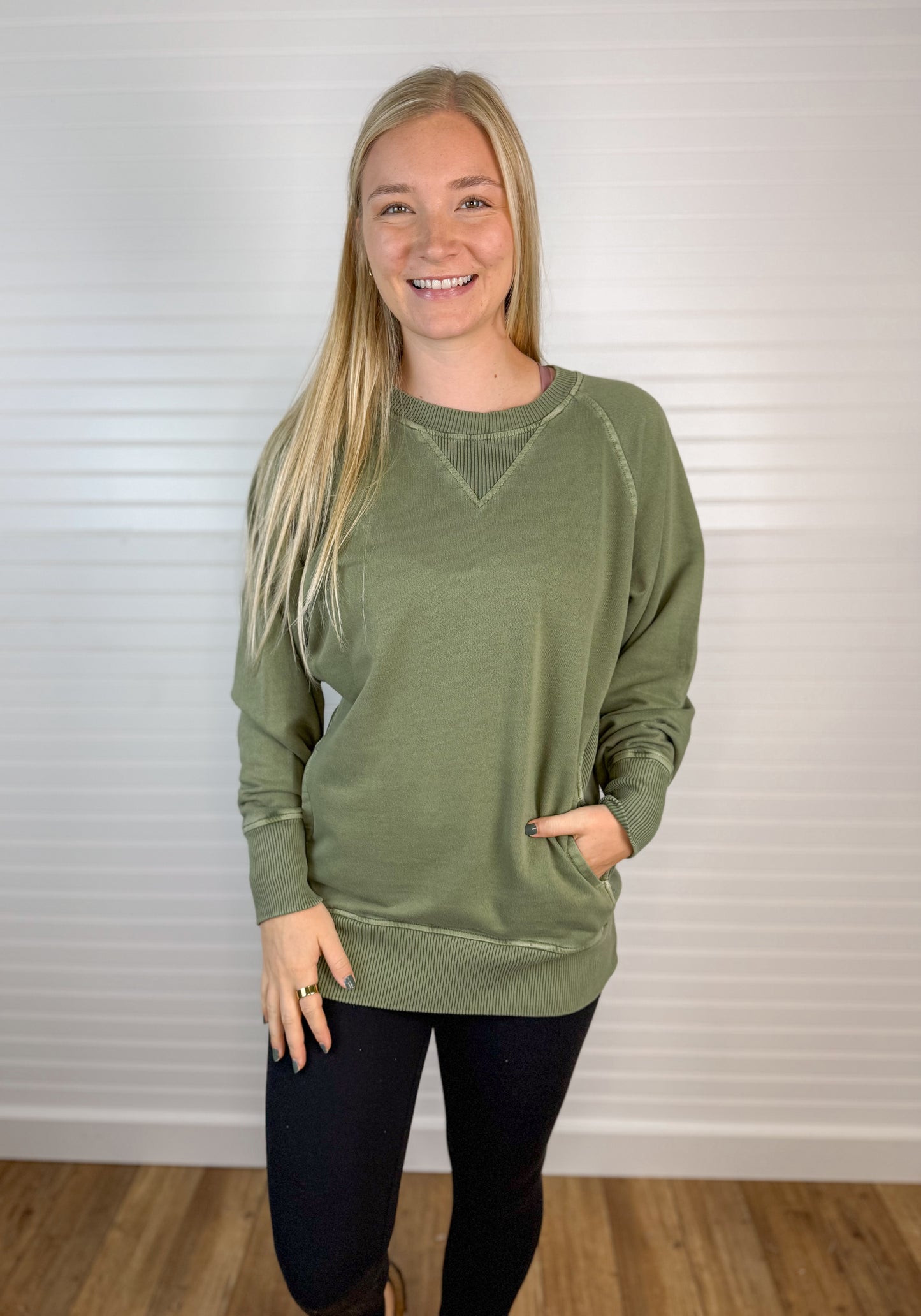 Pigment Dyed French Terry Pullover (8 colors)