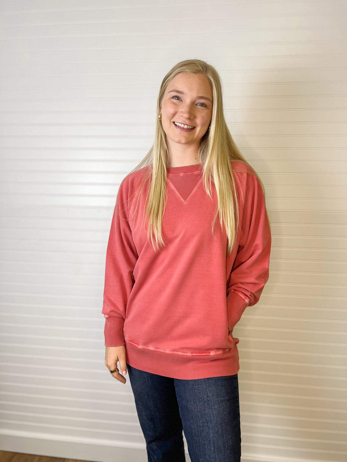Pigment Dyed French Terry Pullover (4 colors)