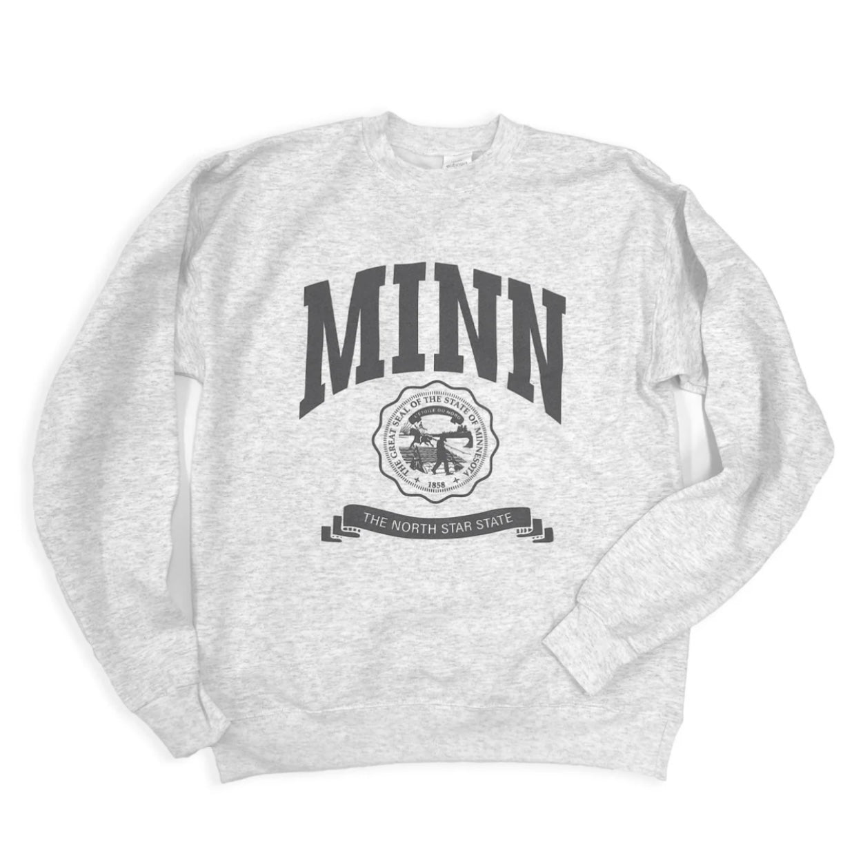 Minn Crewneck - Ash Gray
