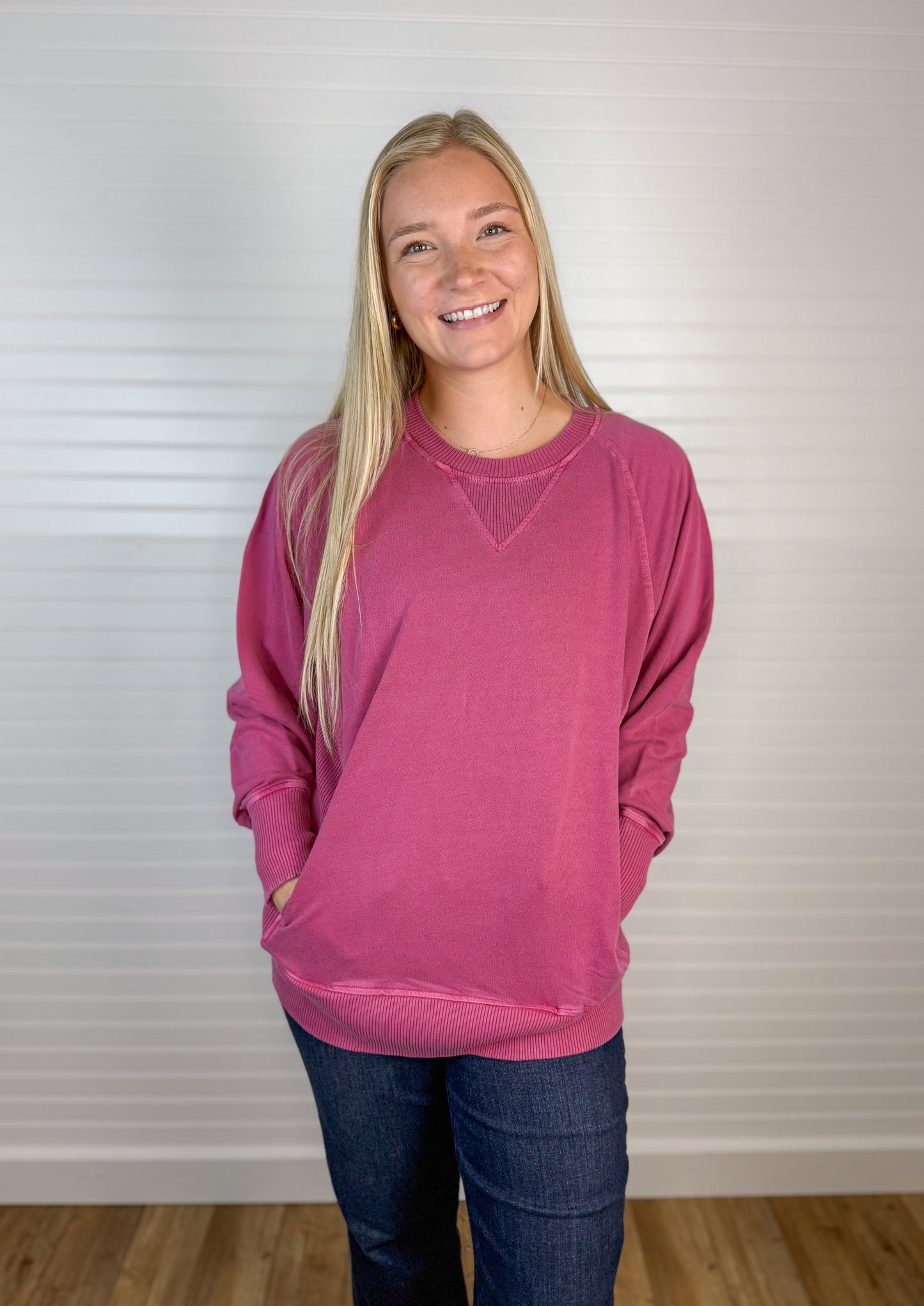 Pigment Dyed French Terry Pullover (4 colors)