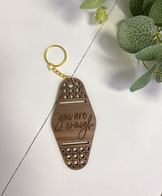 You Are Enough Keychain
