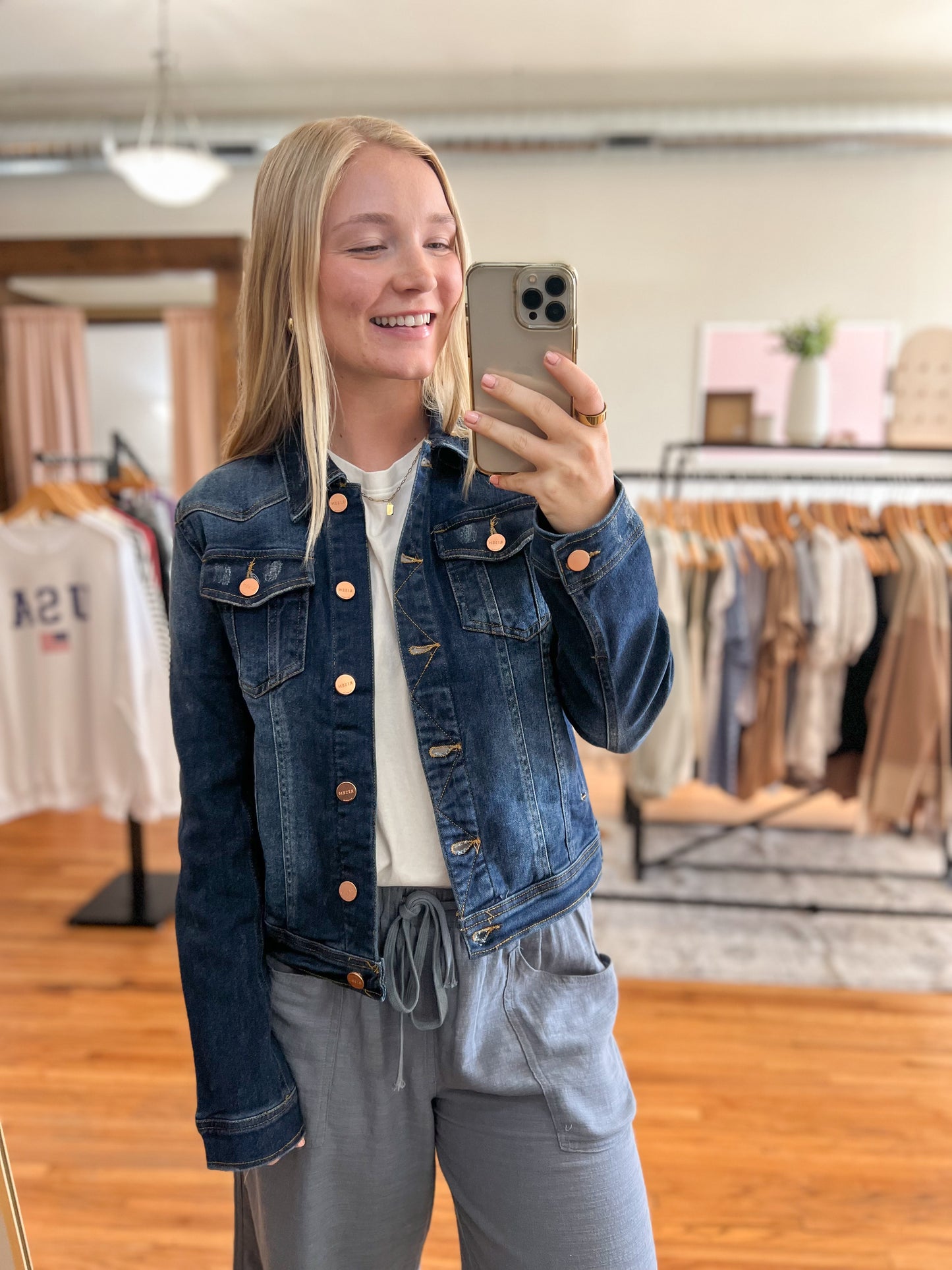Classic Denim Jacket - Dark Wash