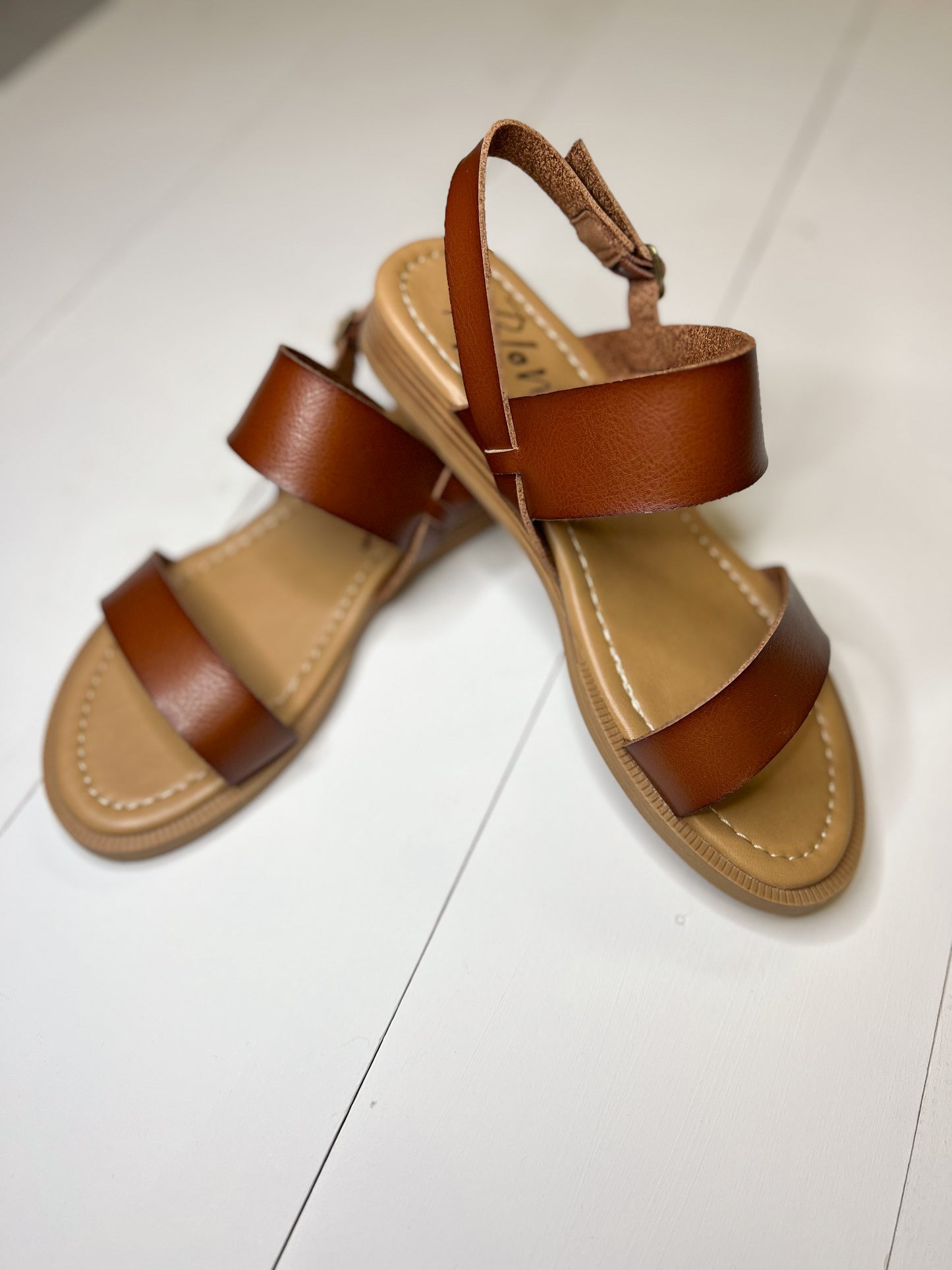 Casual Strap Sandal - Brown