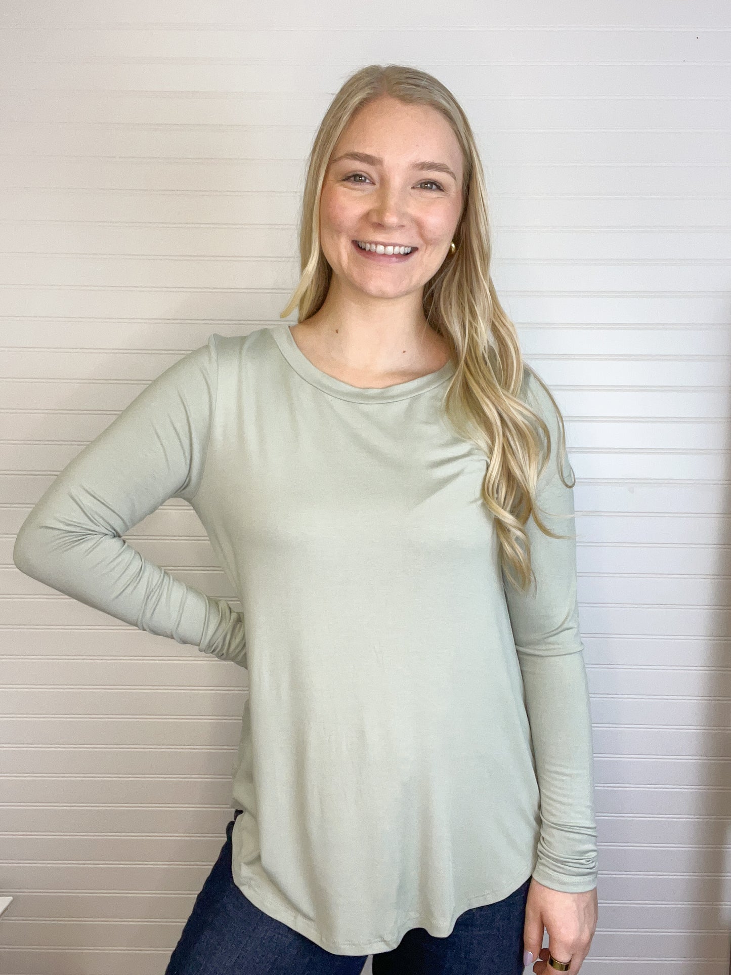 Bamboo Long Sleeve - Sage