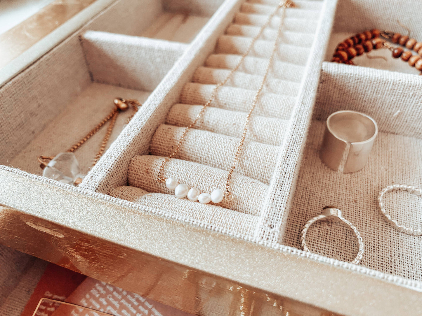 14K Gold Plated Freshwater Pearl Necklace