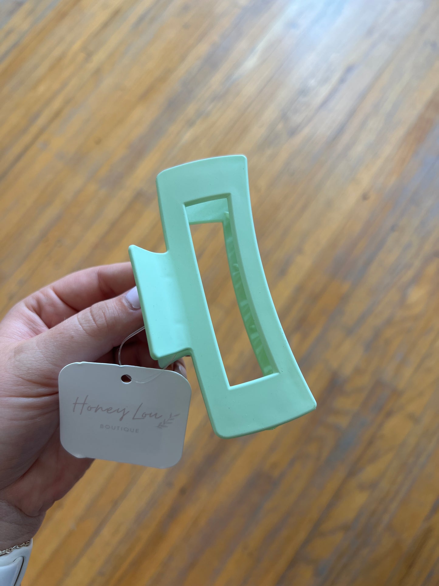 Large Rectangle Claw Clip (7 colors)