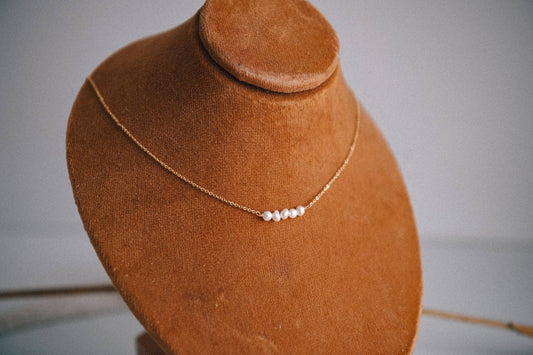 14K Gold Plated Freshwater Pearl Necklace