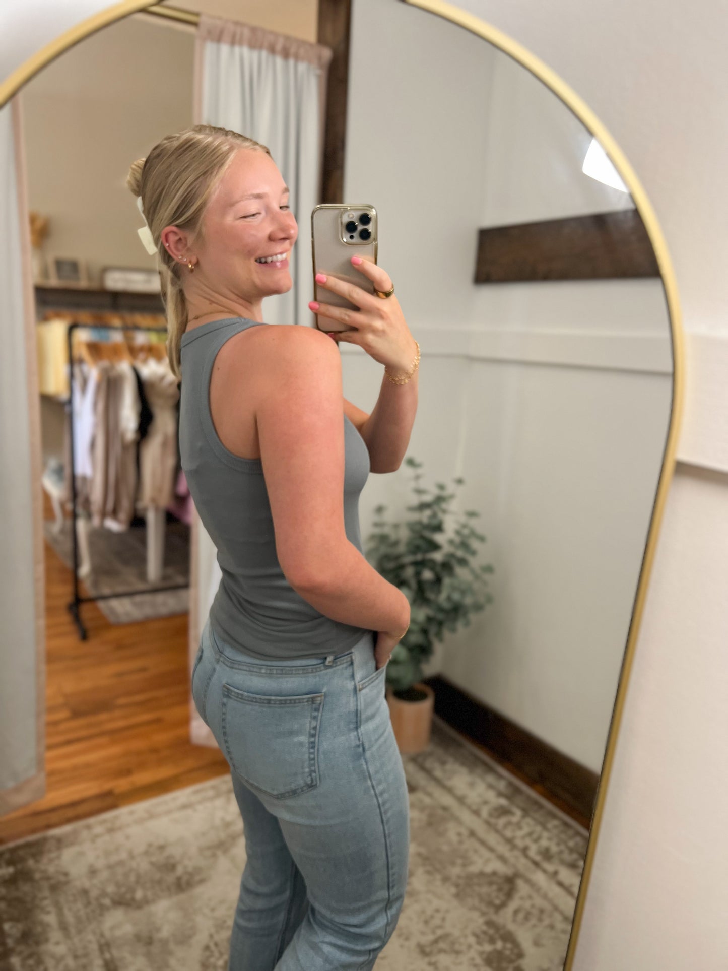 Crewneck Ribbed Knit Tank (5 colors)