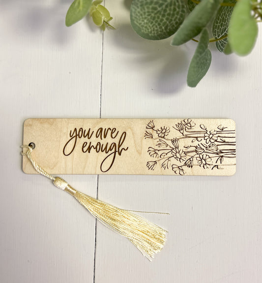 You Are Enough Tassel Bookmark