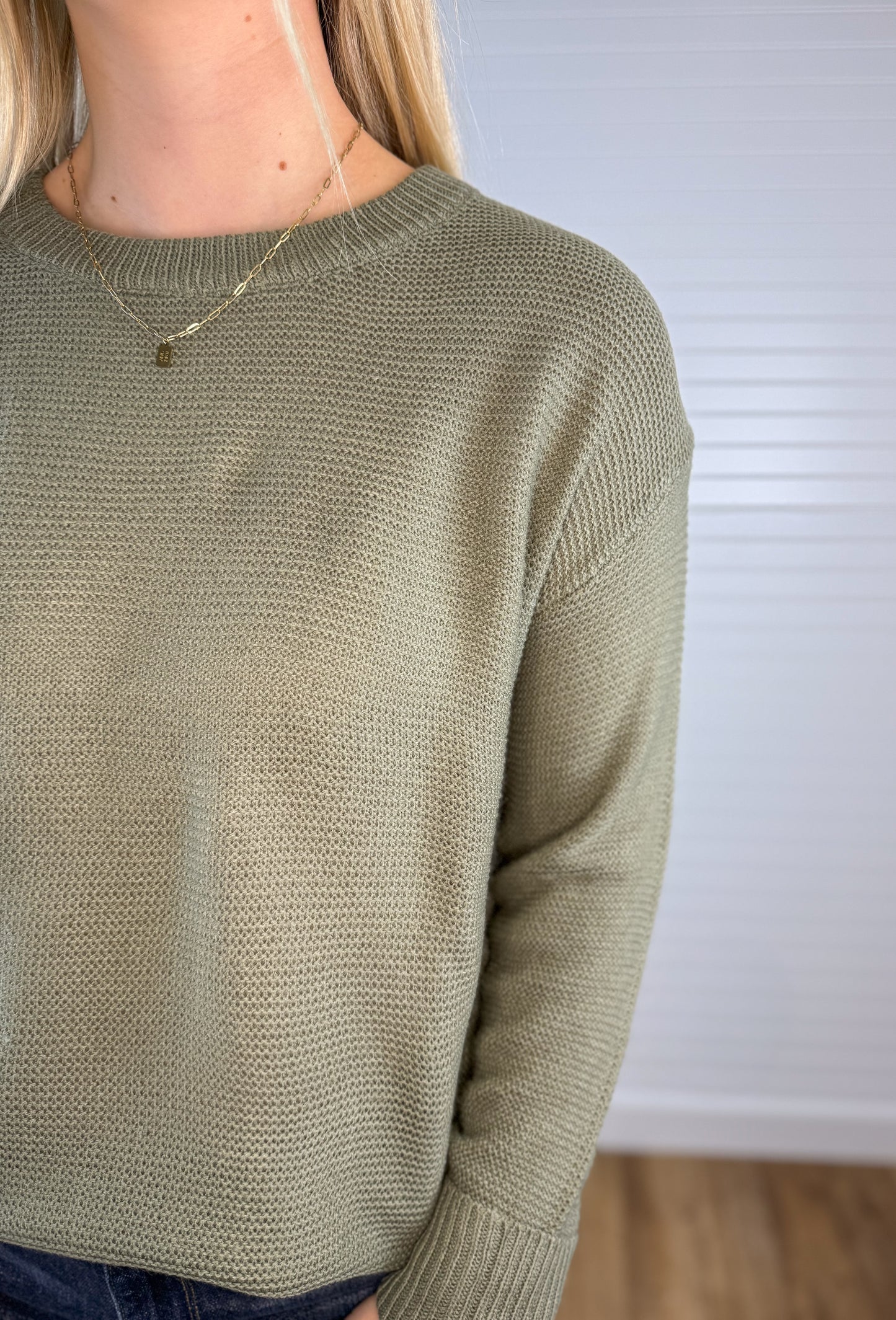 Soft Waffle Knit Relaxed Sweater (4 colors)