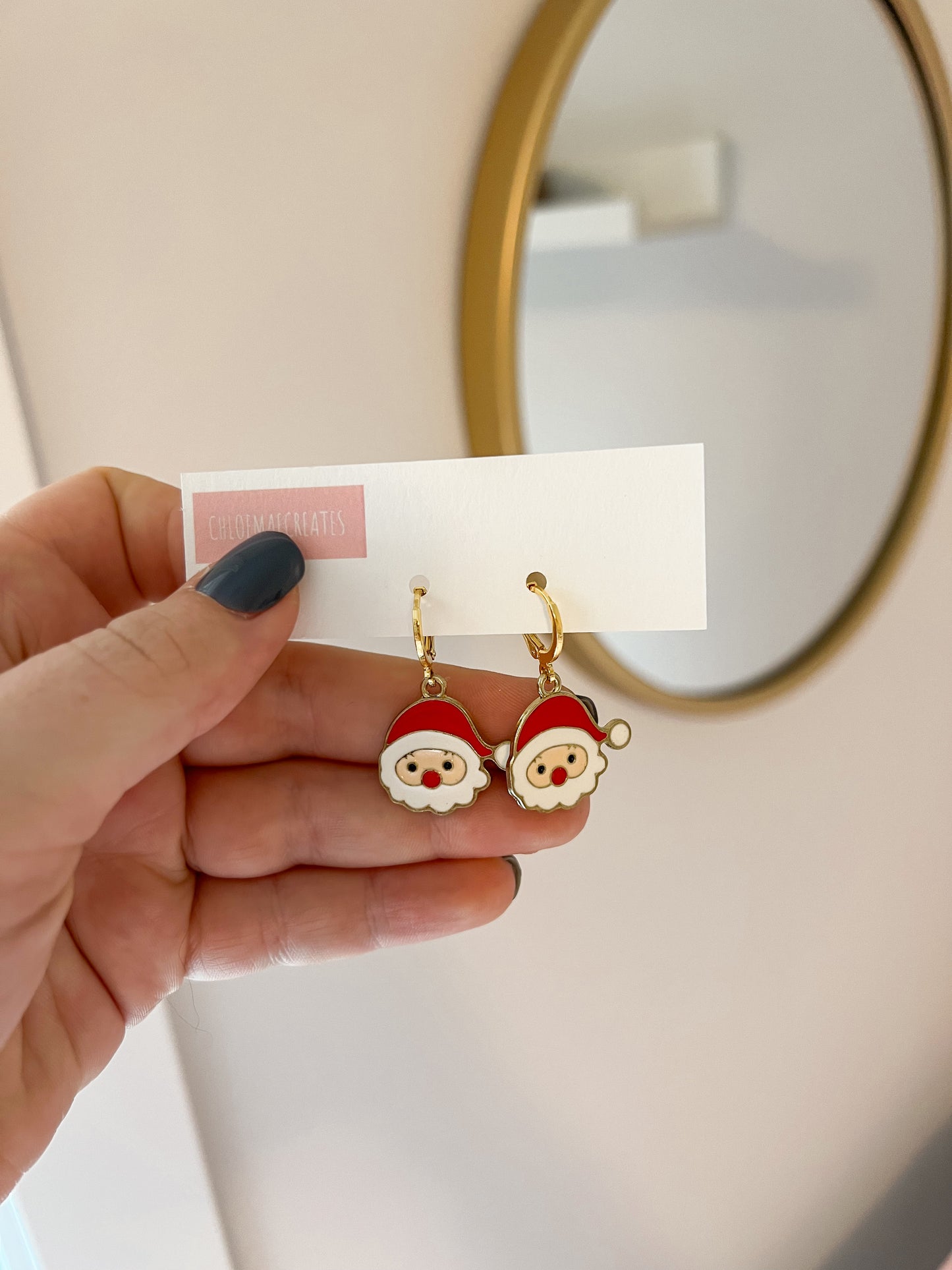 Santa Huggies - Red/Gold