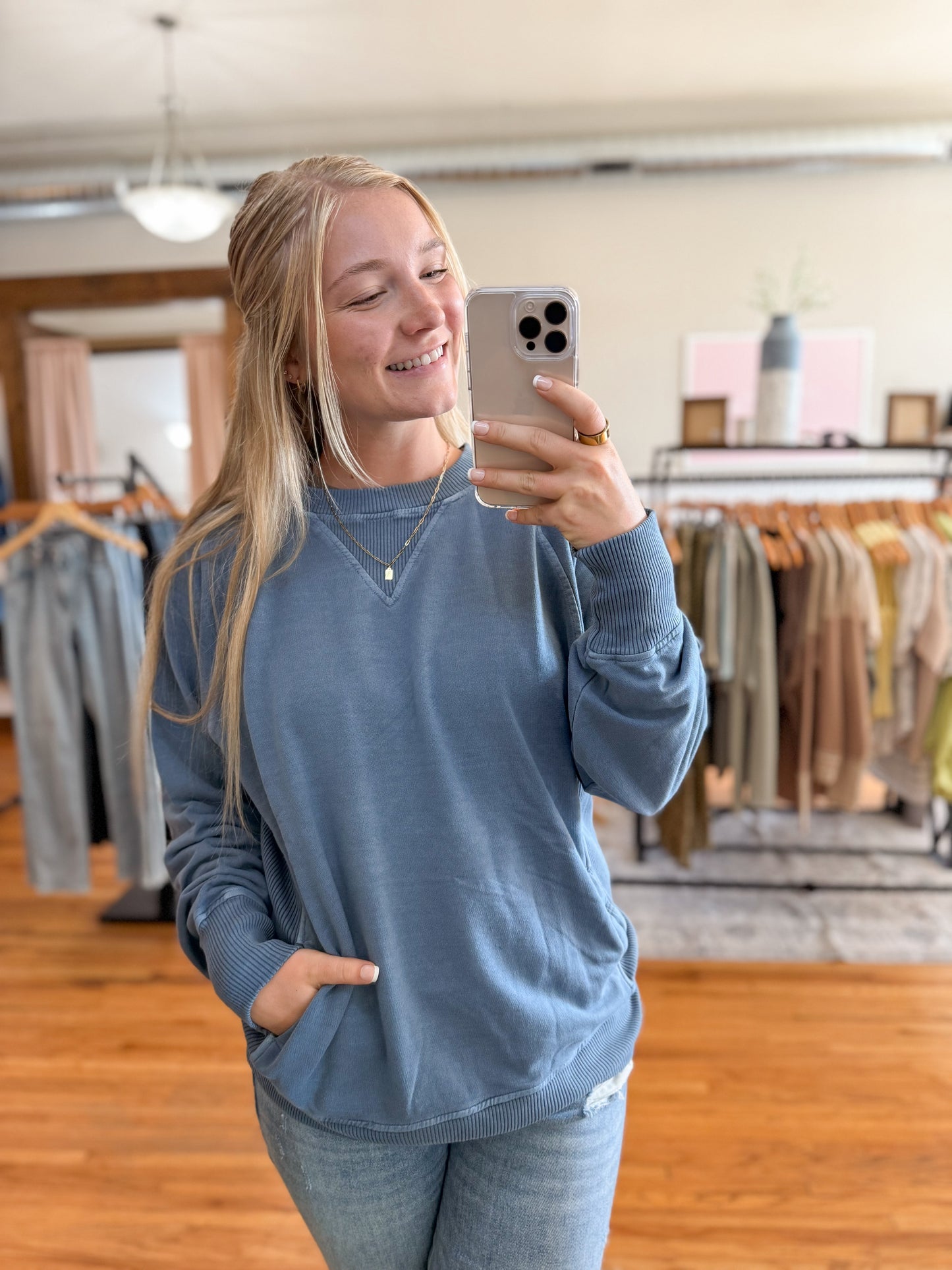Pigment Dyed French Terry Pullover (4 colors)