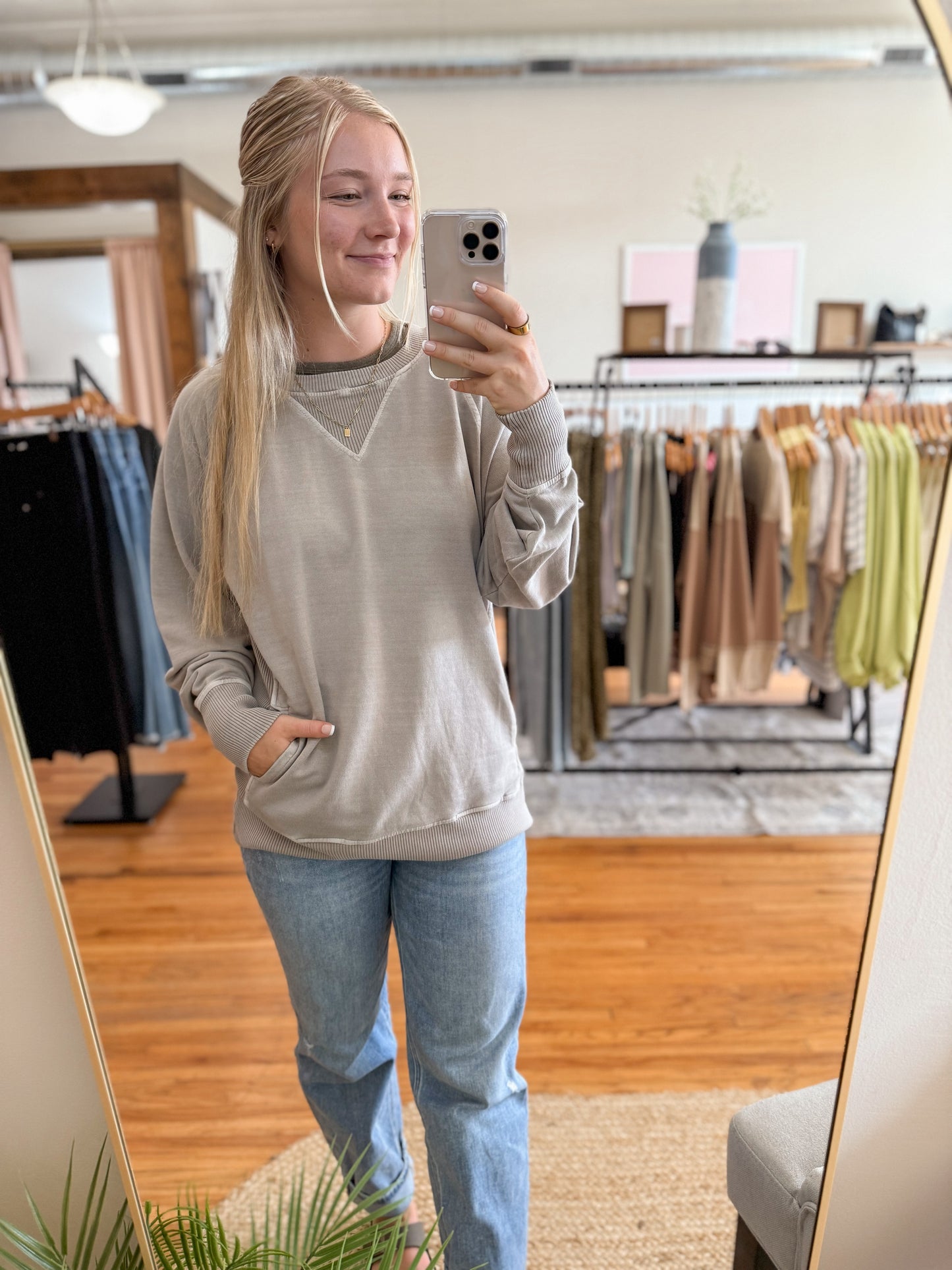 Pigment Dyed French Terry Pullover (4 colors)