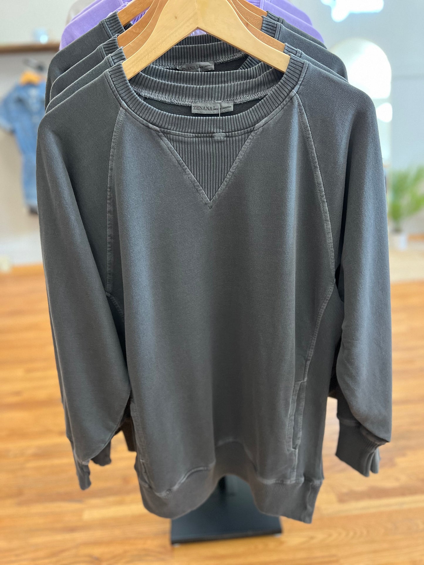 Pigment Dyed French Terry Pullover (8 colors)