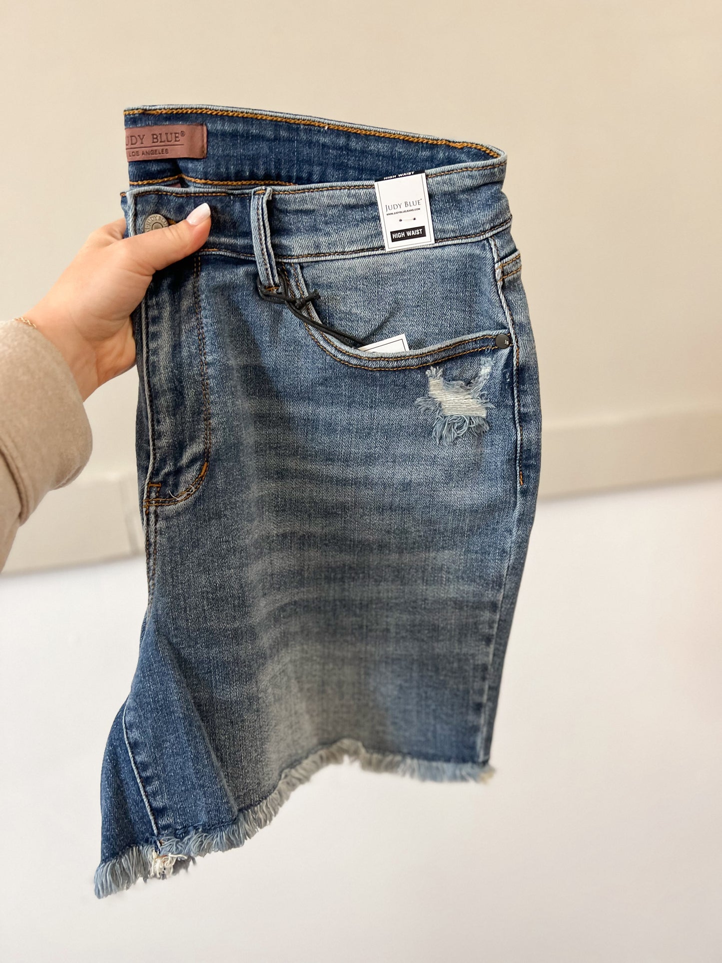 PLUS Judy Blue Denim Shorts