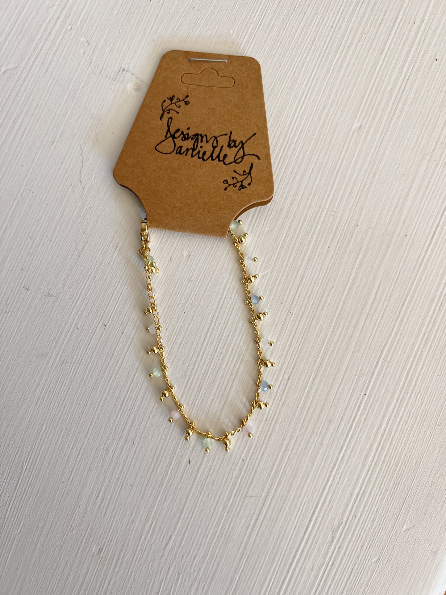 Multi-Dangle Pastel Bracelet