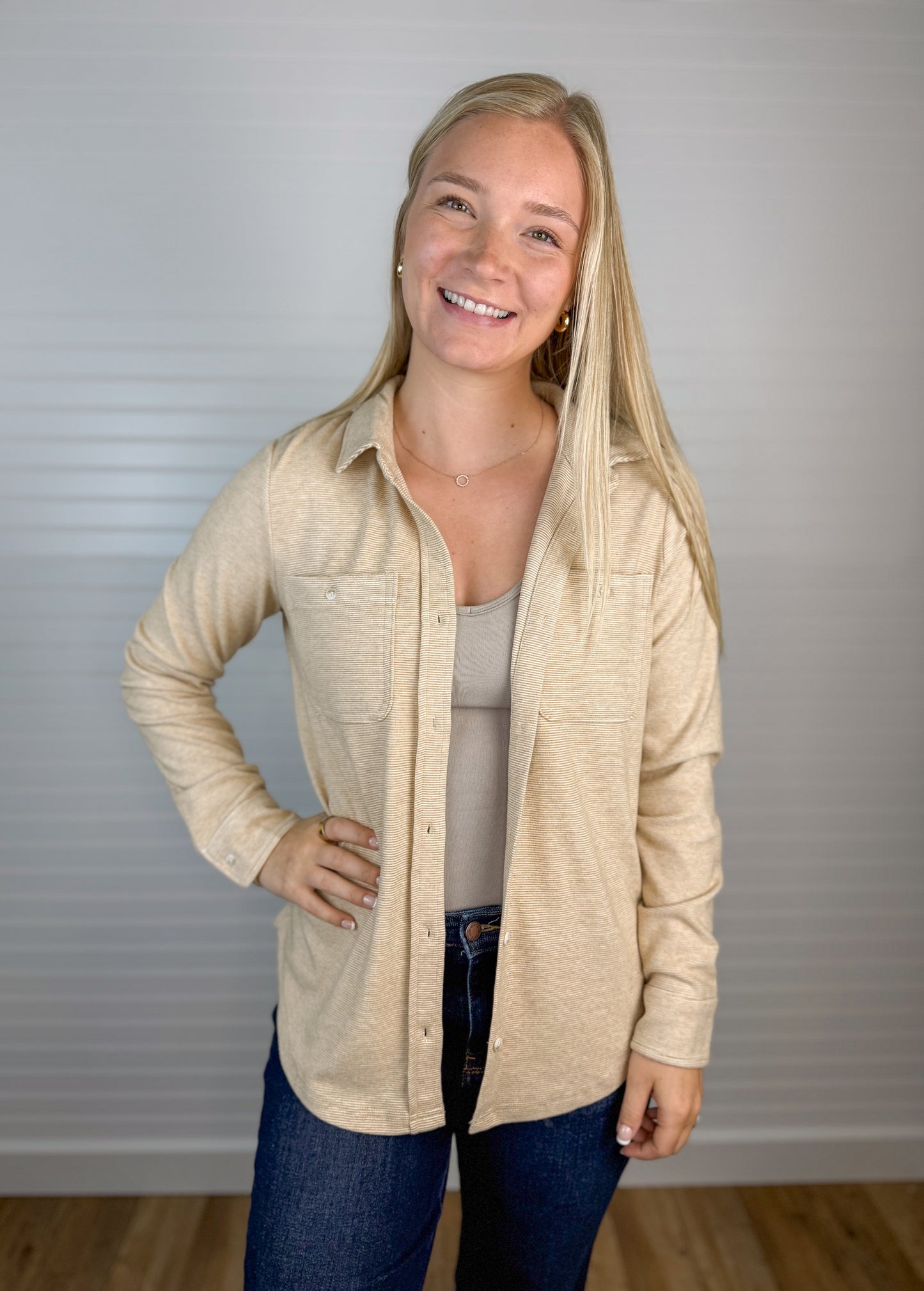 Lewis Soft Button Down Top (2 colors)