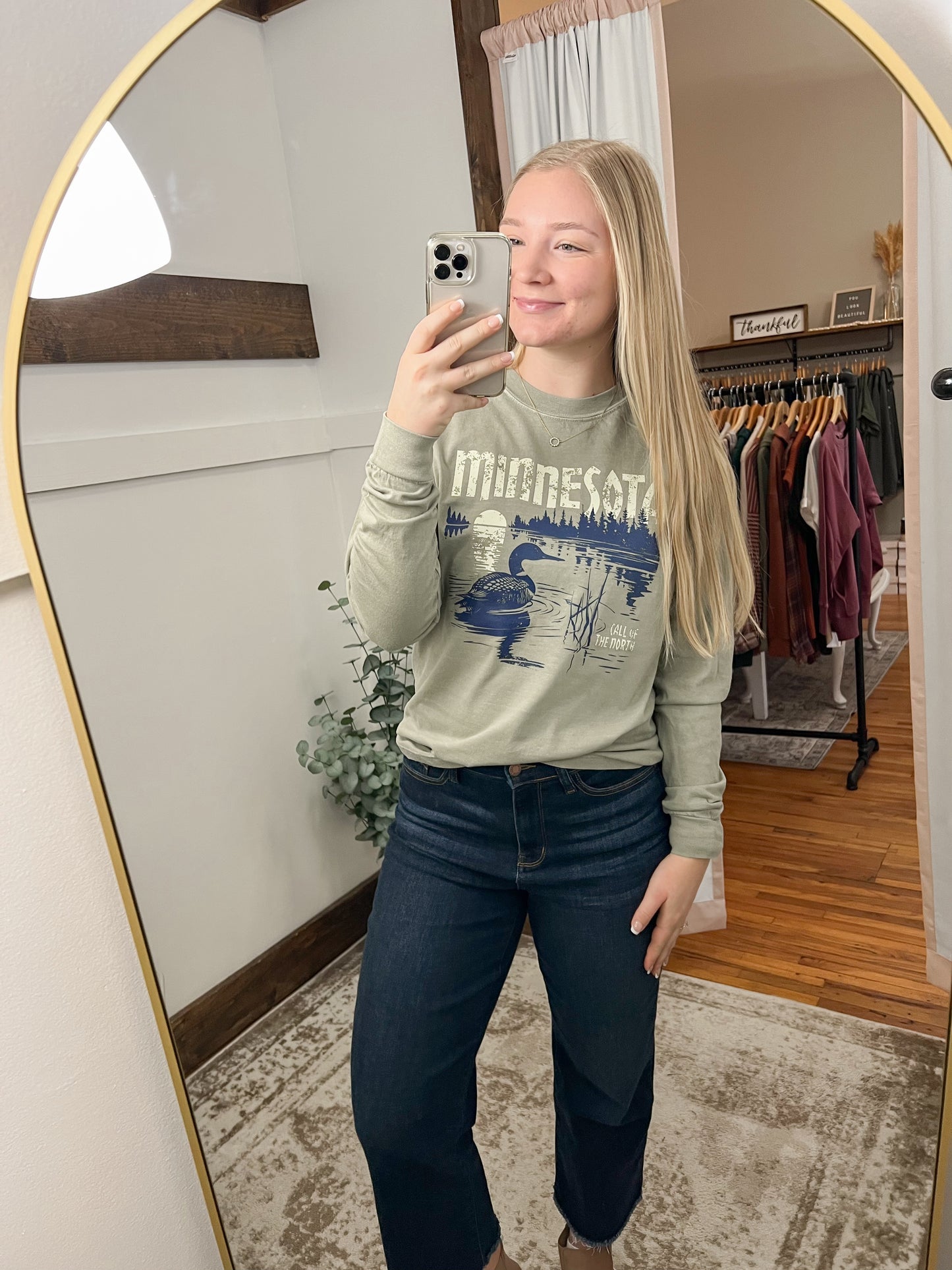 MN Loon Long Sleeve - Sandstone