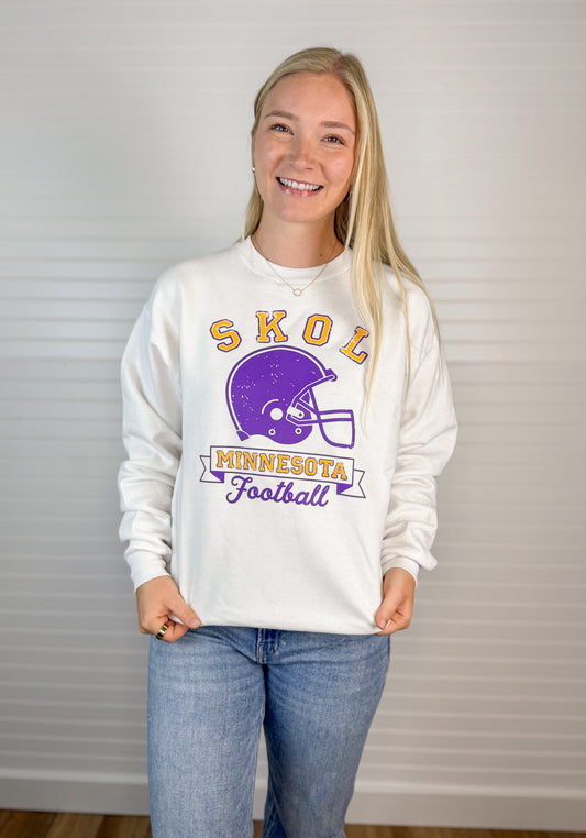 Skol MN Sweatshirt - White