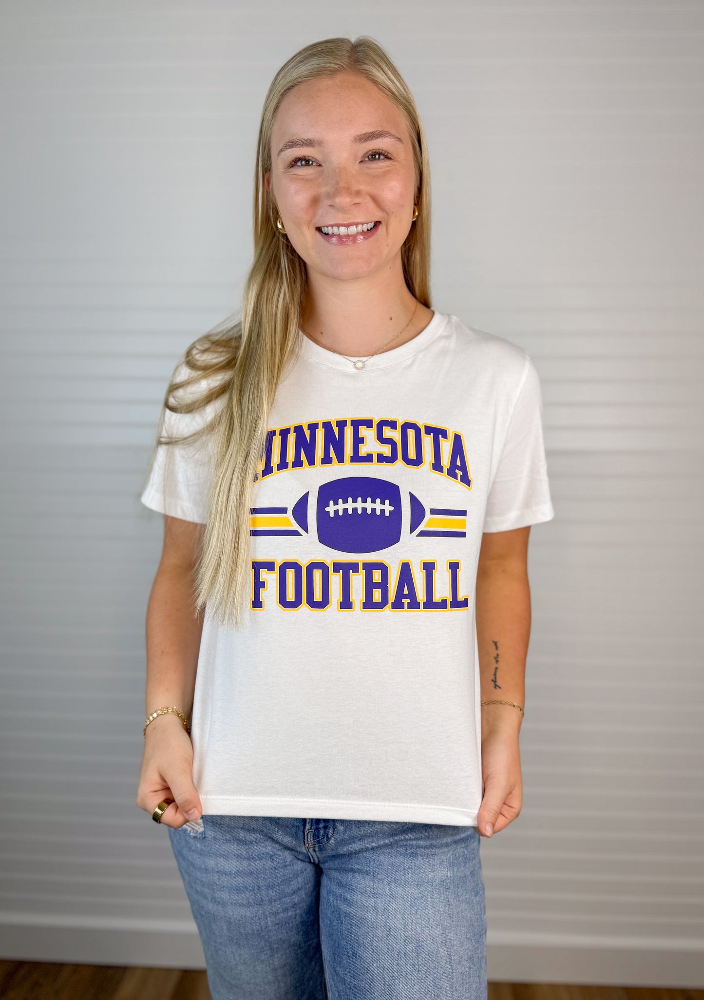 Minnesota Football Tee - White