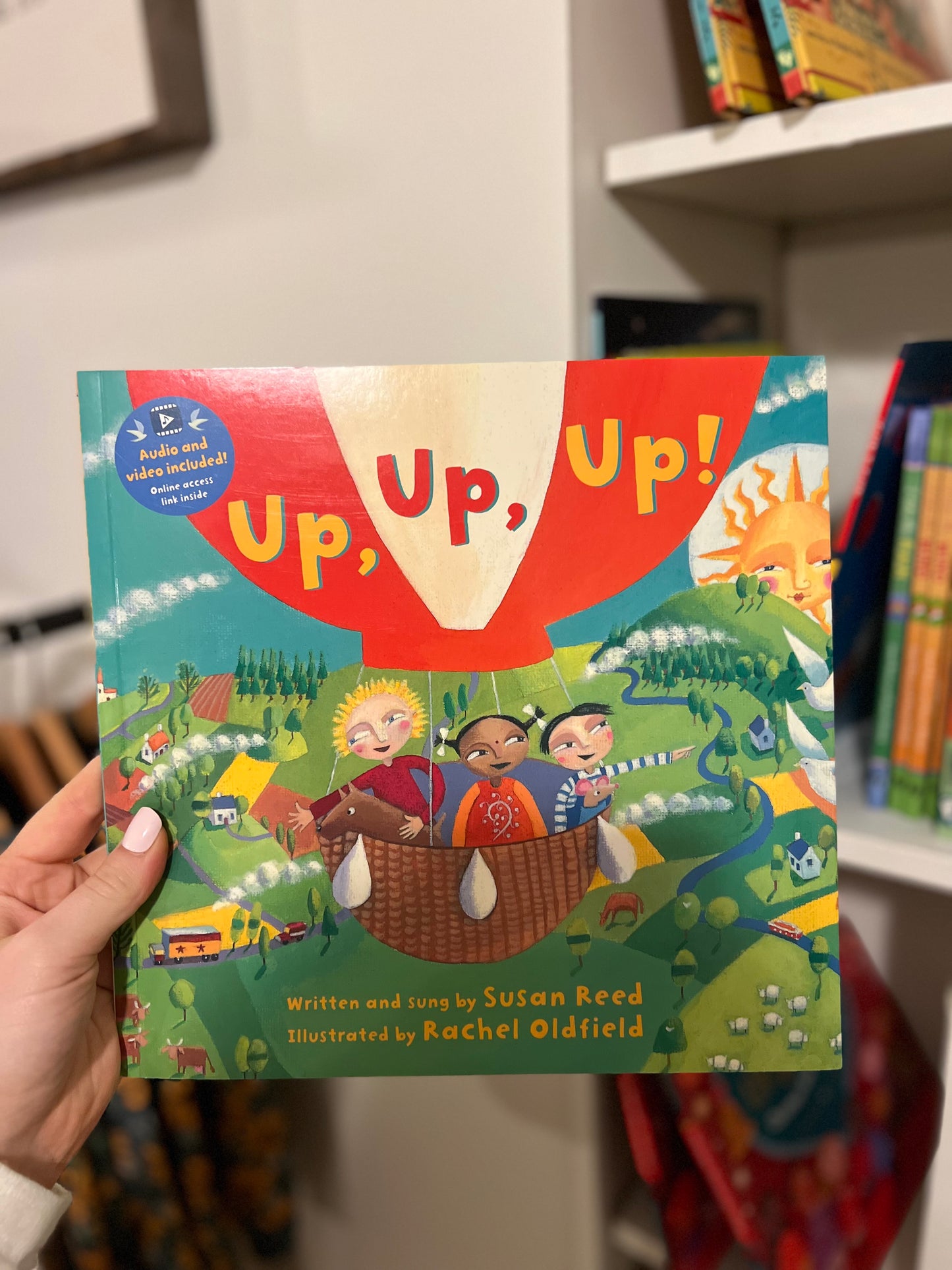 Up, Up, Up! Paperback w/ Audio & Video