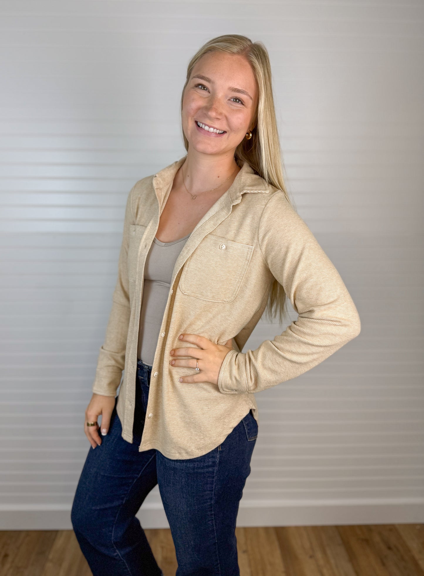 Lewis Soft Button Down Top (2 colors)
