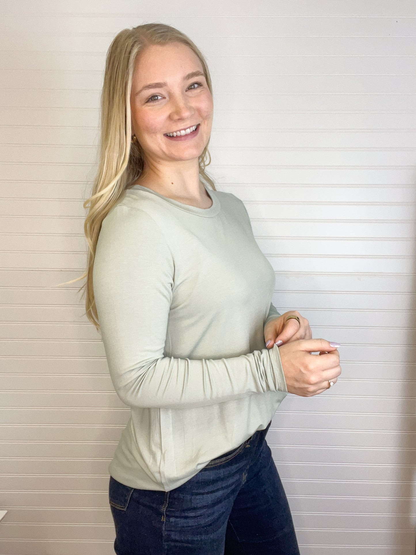 Bamboo Long Sleeve - Sage