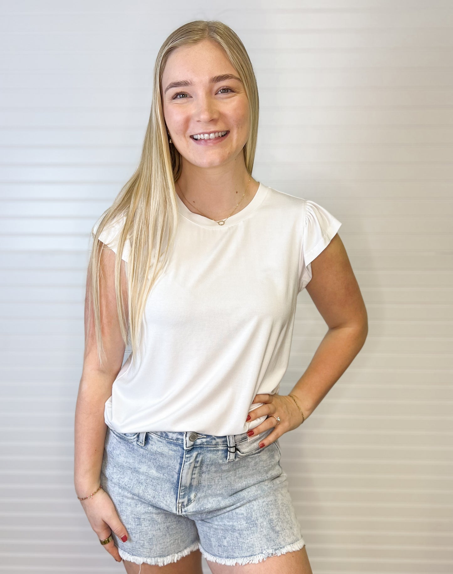 Butter Soft Ruffle Sleeve Top (2 colors)