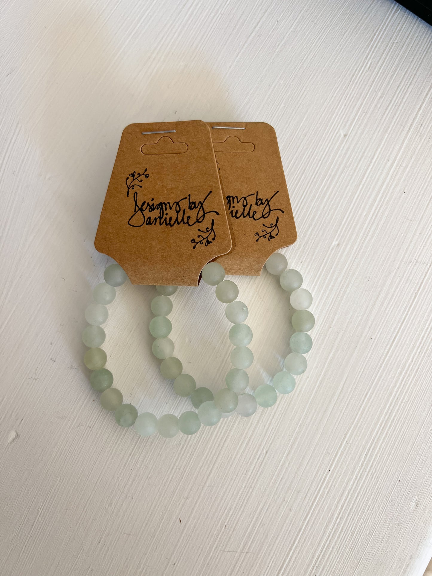 Single Stone Bracelet - Matte Mint
