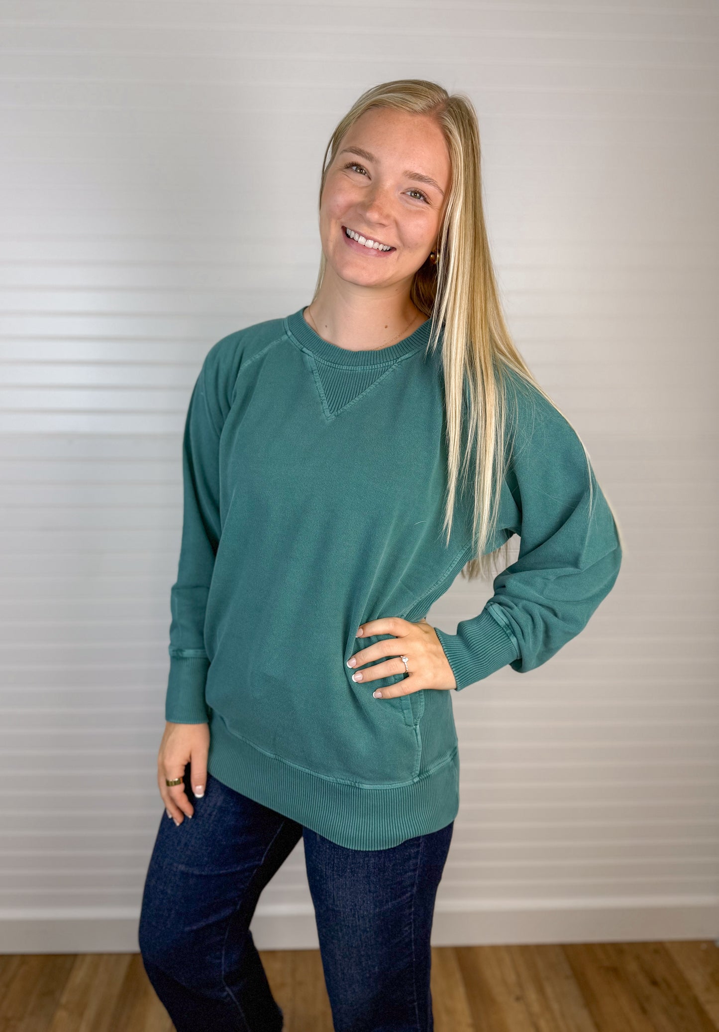 Pigment Dyed French Terry Pullover (4 colors)