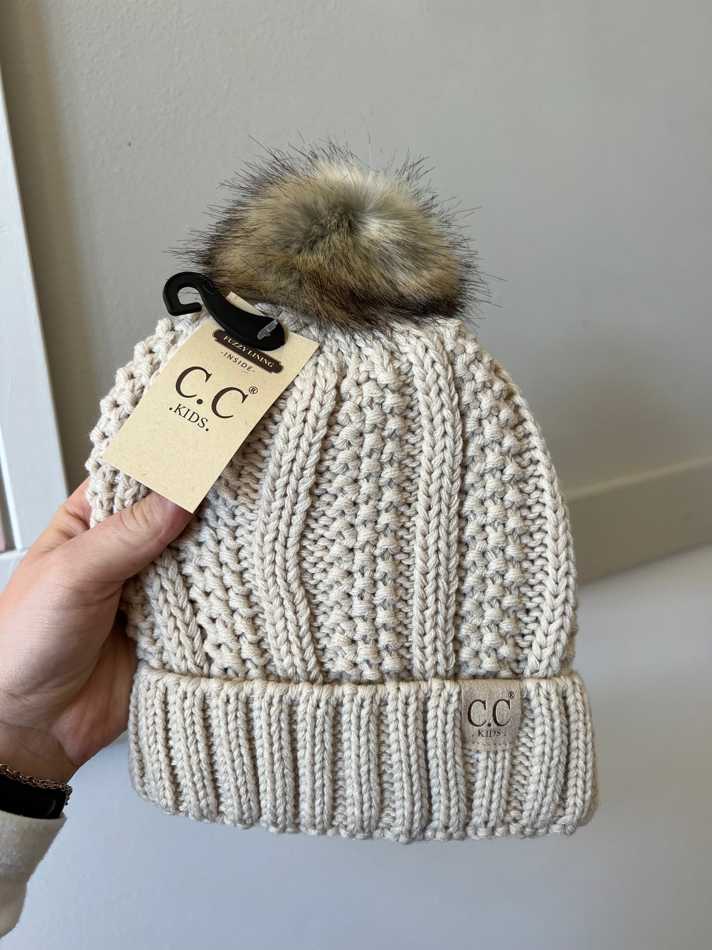 C.C. Kids Knit Pom Beanie