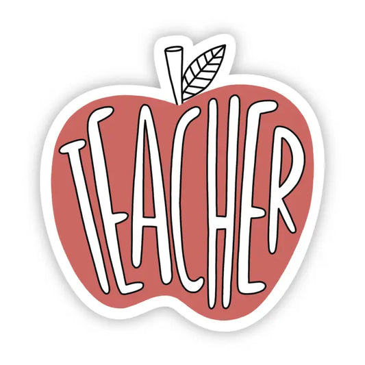 Teacher Apple Sticker