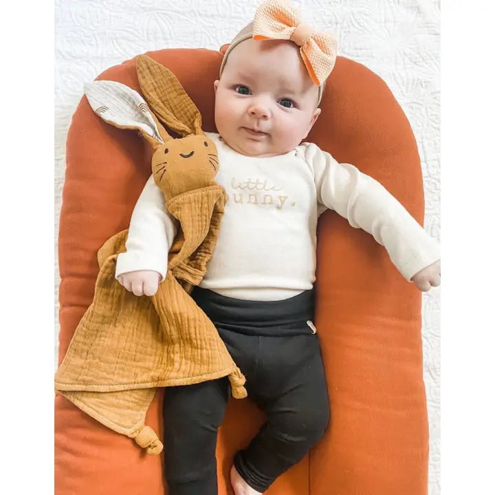 Fold Over Bamboo Baby Leggings - Black