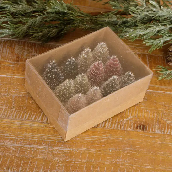 Mini Bottle Brush Tree Set
