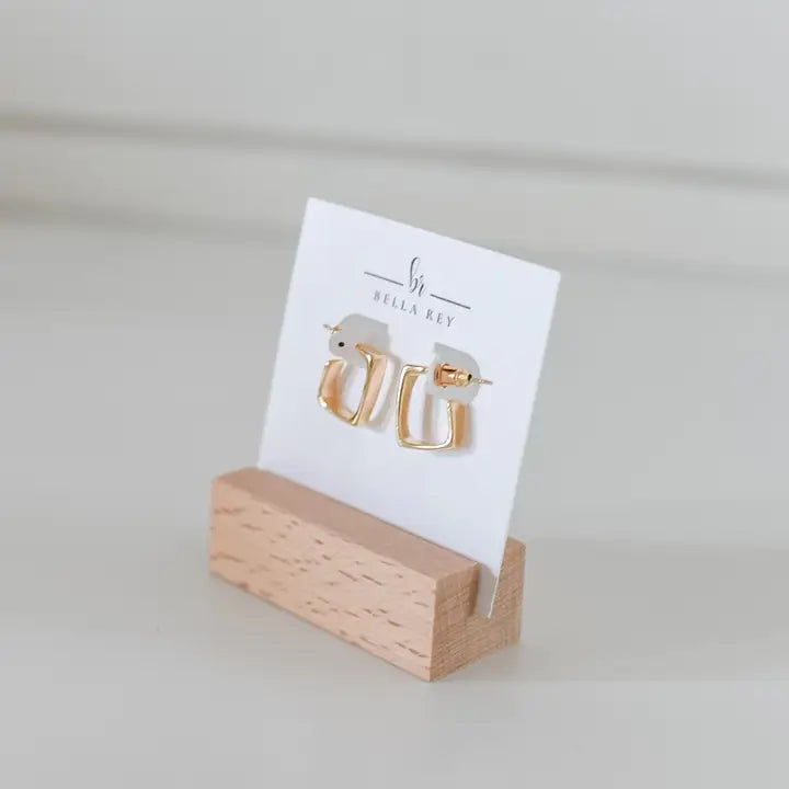 Timeless Shaped Earrings - 18k Gold Plated