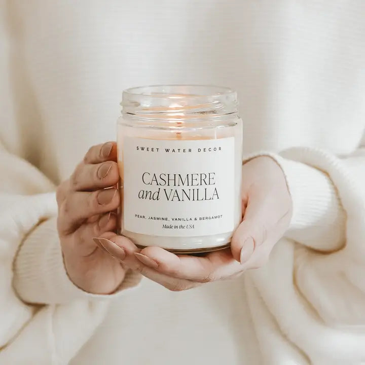 Cashmere and Vanilla Soy Candle - 9oz