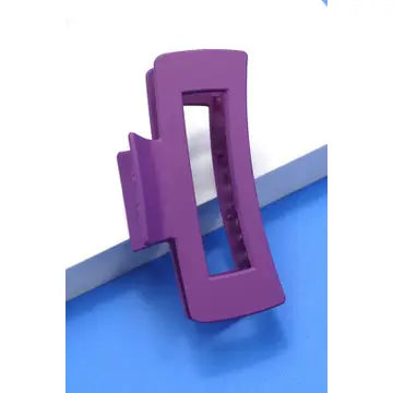 Large Rectangle Claw Clip (7 colors)