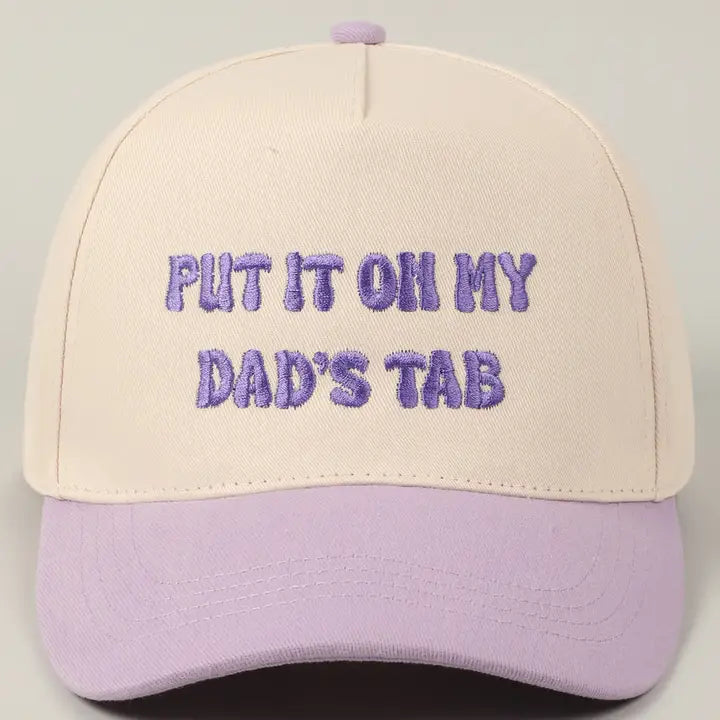 Put It On My Dad's Tab Hat - Lavender