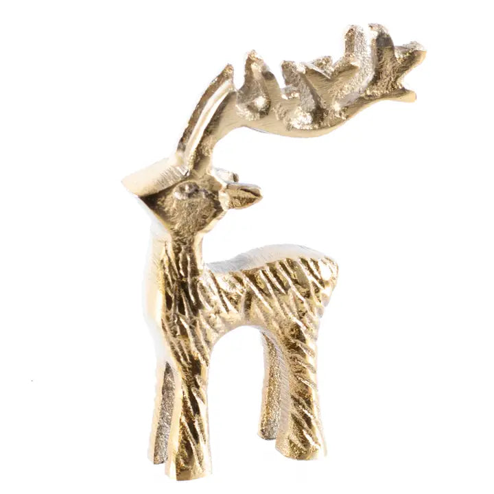 Alum Gold Deer - 2.5 x 4"