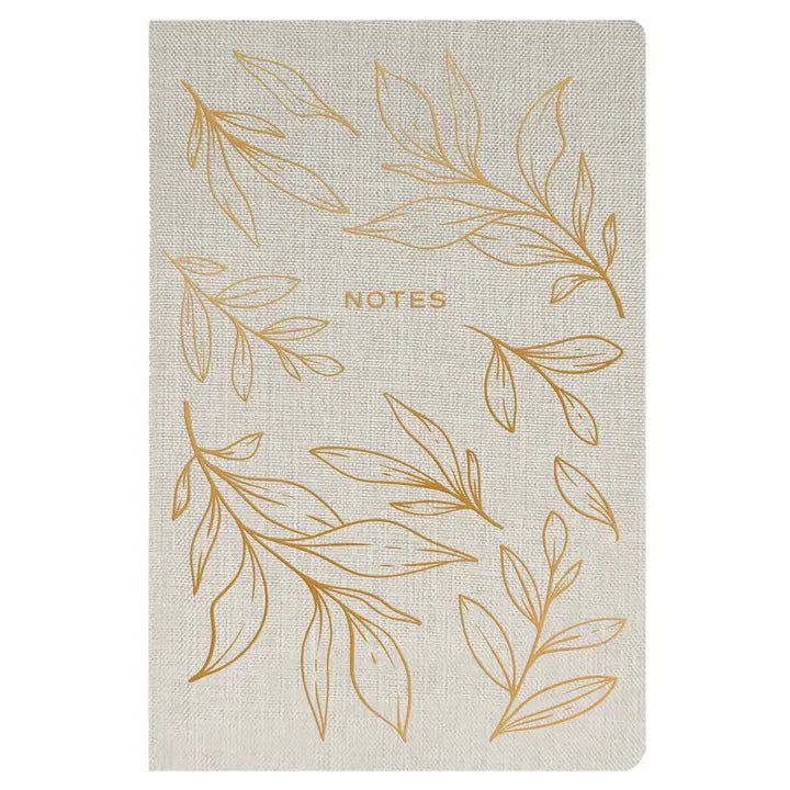 Gold Leaves Notes Journal