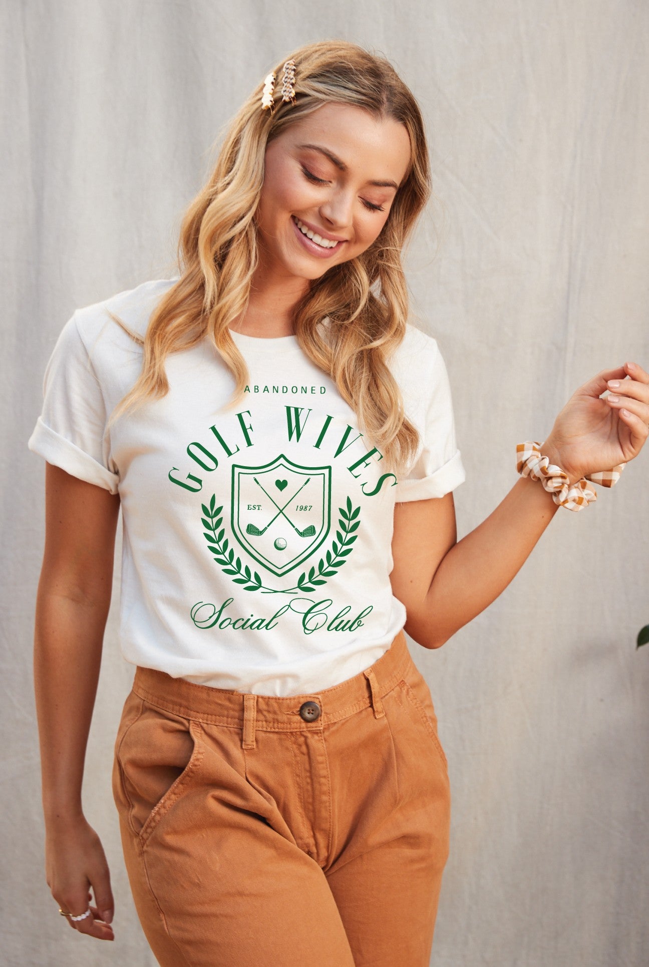 Abandoned Golf Wives Graphic Tee - Off White