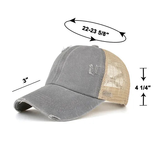 Trojans Ponytail Hat