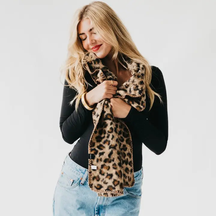 Lainey Leopard Scarf