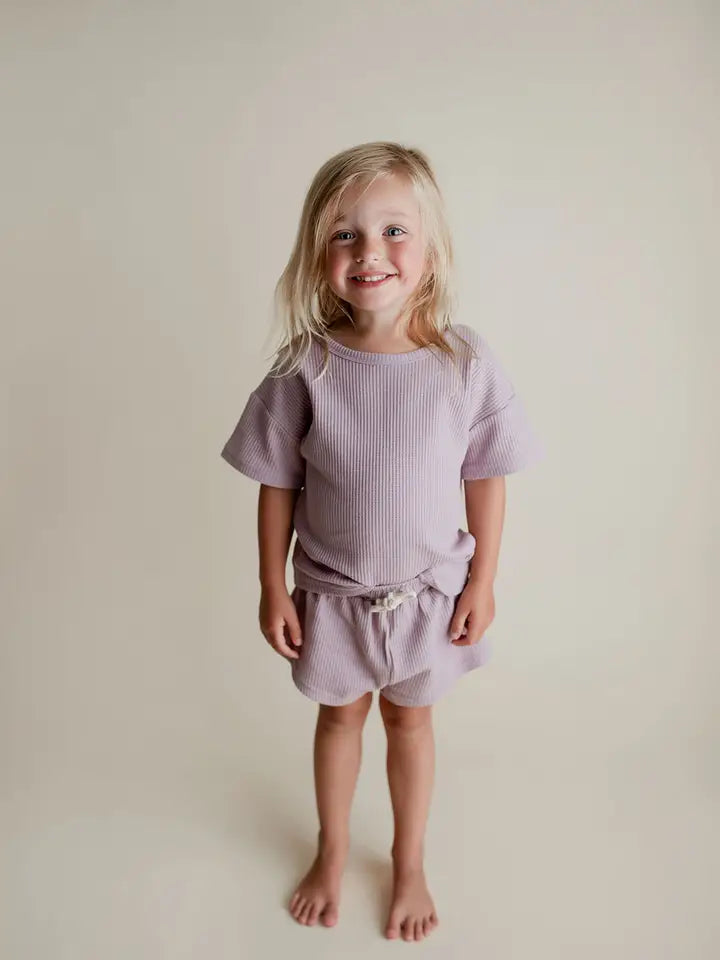 Baby/Toddler Waffle Top & Bottom Set (2 colors)