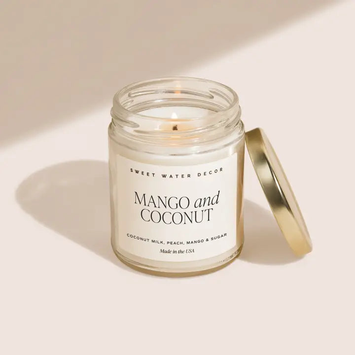 Mango & Coconut Soy Candle - 9oz