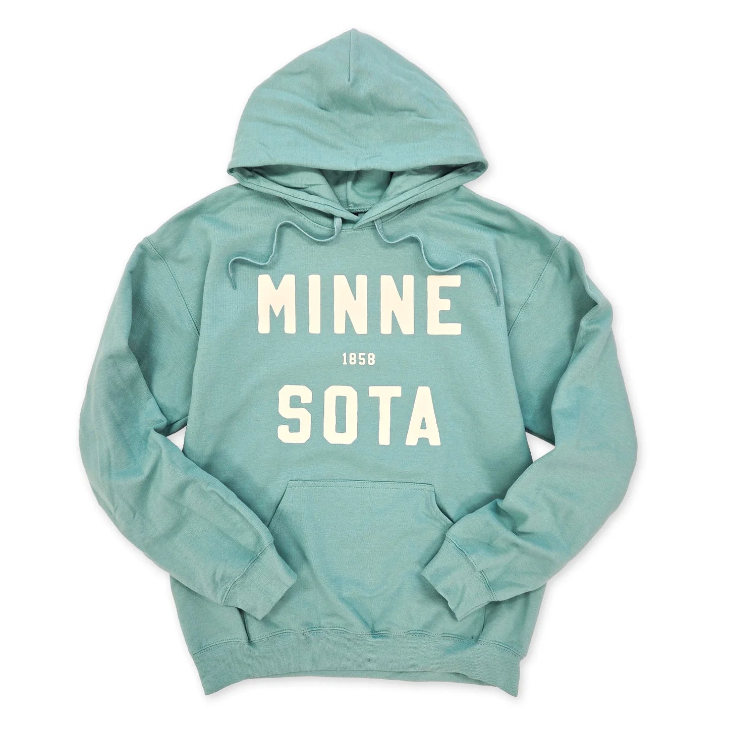 Minne 1858 Sota Hoodie - Aqua