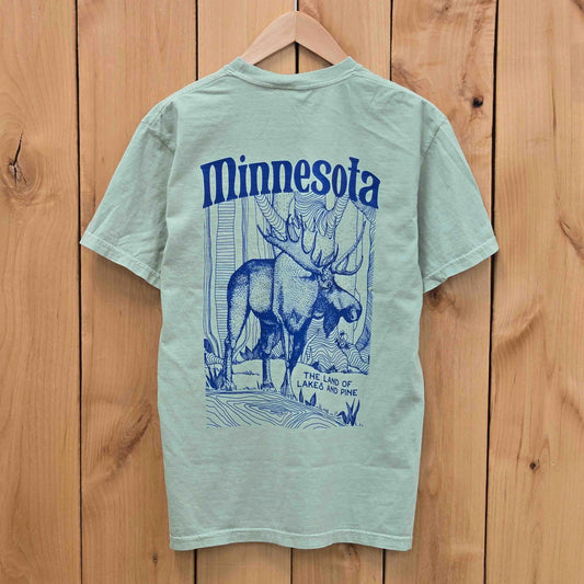 Northwoods MN Tee - Sage