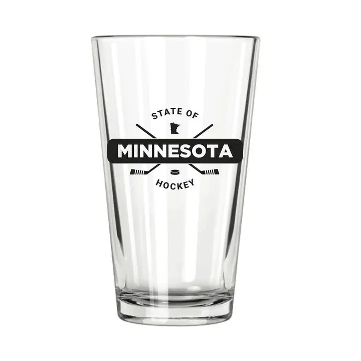 State of Hockey Pint Glass - 16oz