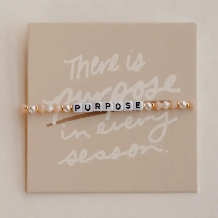 Beaded Purpose Bracelet