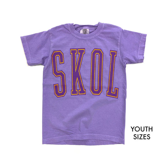Youth MN SKOL Tee - Violet